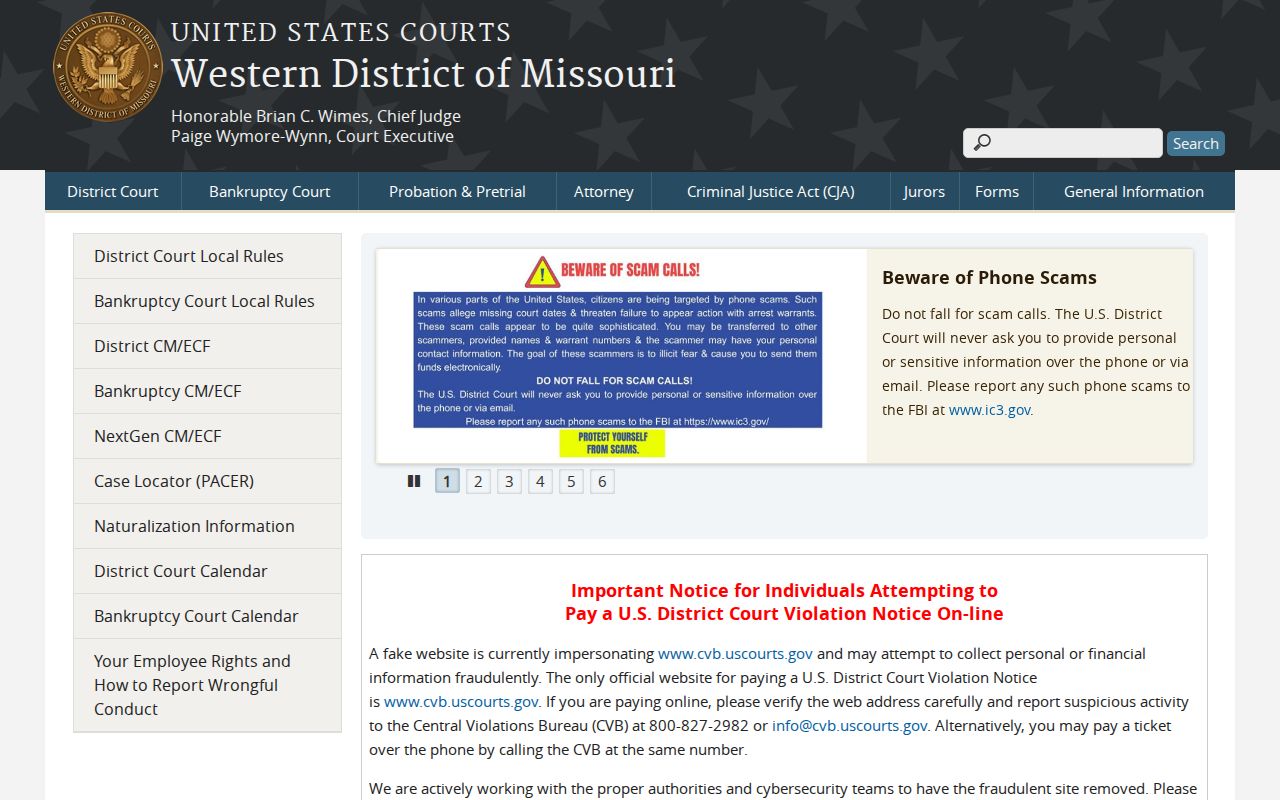 Mercer County court docket federal court distinction